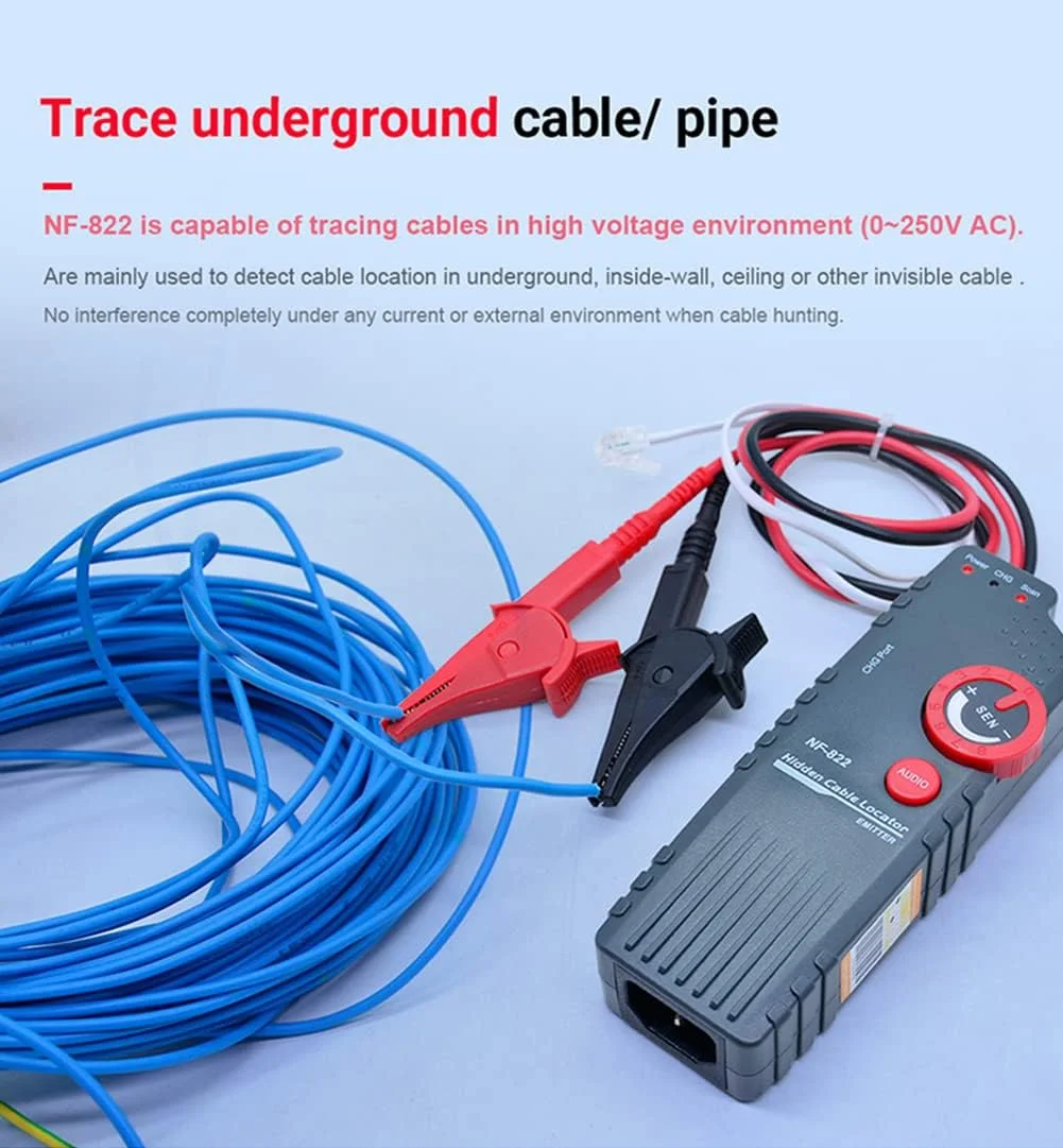 ردیاب کابل زیرزمینی BODOLF، تستر شبکه سیم، ردیاب سیم کابل ولتاژ بالا و پایین 220-380 ولت برای سیم و لوله پنهان در سقف یا دیوار ردیاب کابل زیرزمینی BODOLF، تستر شبکه سیم، ردیاب سیم کابل ولتاژ بالا و پایین 220-380 ولت برای سیم و لوله پنهان در سقف یا دیوار