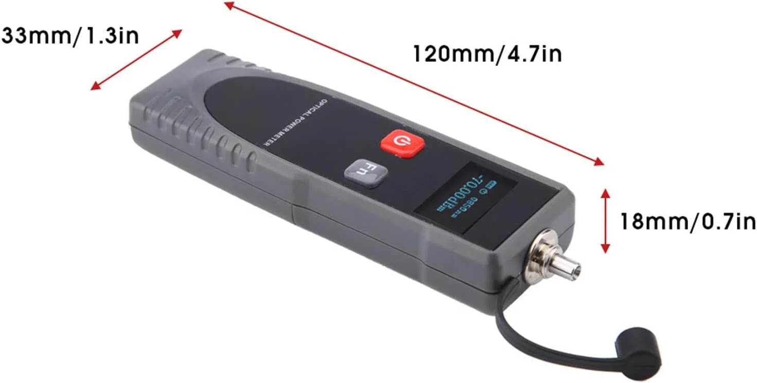 نورسنج نوری دیجیتال Brilluxa، تستر کابل فیبر نوری قابل حمل، تستر کابل شبکه دستی با صفحه نمایش LCD دیجیتال نورسنج نوری دیجیتال Brilluxa، تستر کابل فیبر نوری قابل حمل، تستر کابل شبکه دستی با صفحه نمایش LCD دیجیتال