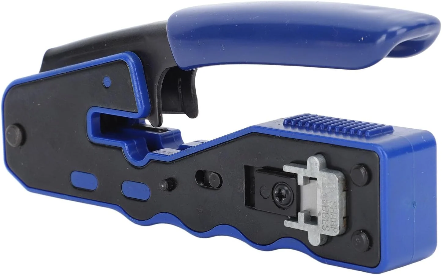 کیت تست کابل شبکه RJ45 به همراه انبر پرس، ابزار تست سیم اترنت، دارای عملکردهای یکپارچه برش و لخت کردن، 50 عدد سوکت 8P8C، مناسب برای کابل های Cat5 Cat5e Cat6 کیت تست کابل شبکه RJ45 به همراه انبر پرس، ابزار تست سیم اترنت، دارای عملکردهای یکپارچه برش و لخت کردن، 50 عدد سوکت 8P8C، مناسب برای کابل های Cat5 Cat5e Cat6