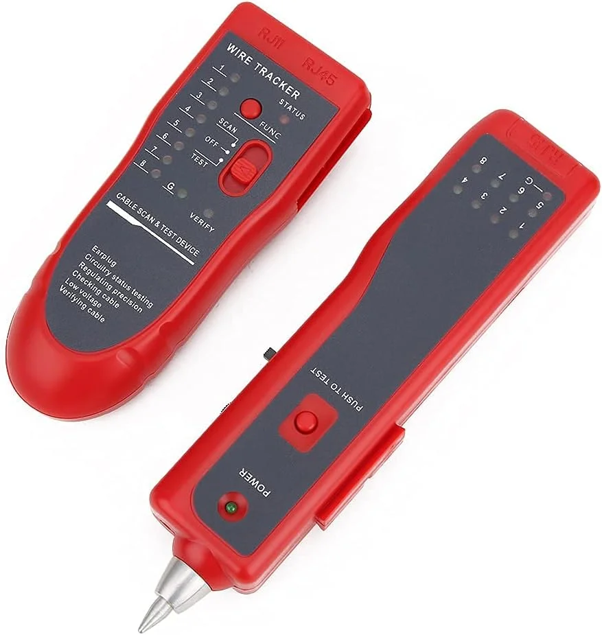 ردیاب سیم، تستر کابل شبکه RJ11 RJ45، ردیاب خط چند منظوره، تستر خط تلفن