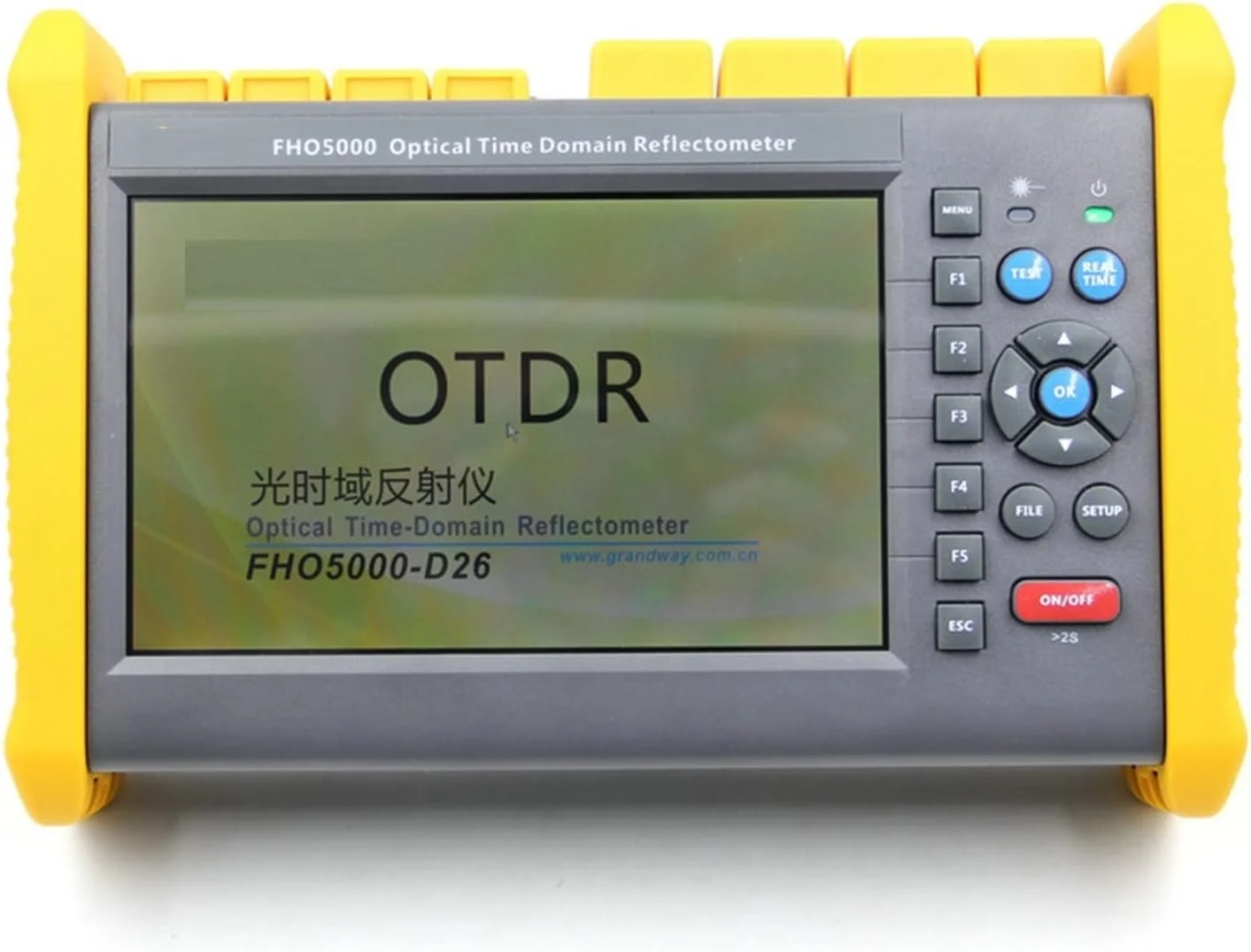 تستر فیبر نوری، تشخیص نقطه شکست فیبر نوری، یابنده مانع، بازتاب سنج حوزه زمان نوری، تستر طول کابل نوری FHO5000