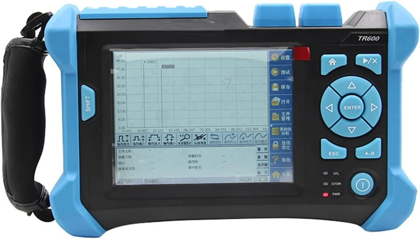 تستر فیبر نوری DOKGRYD، تستر نقطه شکست فیبر نوری، تستر کابل نوری OTDR TR600