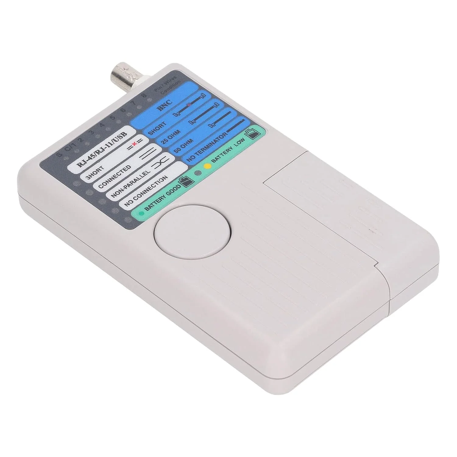 دستگاه تست کابل 4 در 1 Cryfokt، متر چند منظوره برای کابل تلفن، BNC، USB، RJ11، RJ45 و کواکسیال