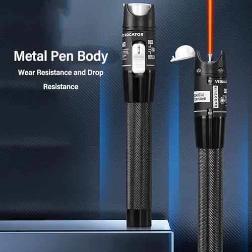 ردیاب عیب یاب بصری 80 مگاواتی Dpofirs، تستر سیم VFL، تستر کابل فیبر نوری با برد 80 کیلومتر، کانکتور جهانی 2.5 میلی متری، تستر فیبر غیر قابل حمل برای مهندسی مخابرات