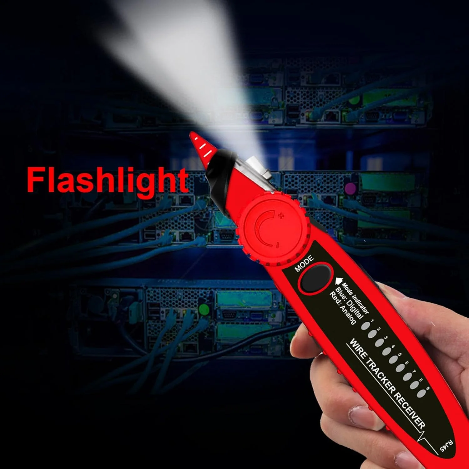 تستر کابل چند منظوره Elprico - ردیاب خط کابل Cat5 Cat6، آنالیزور مدار دیجیتال برای تشخیص و عیب یابی