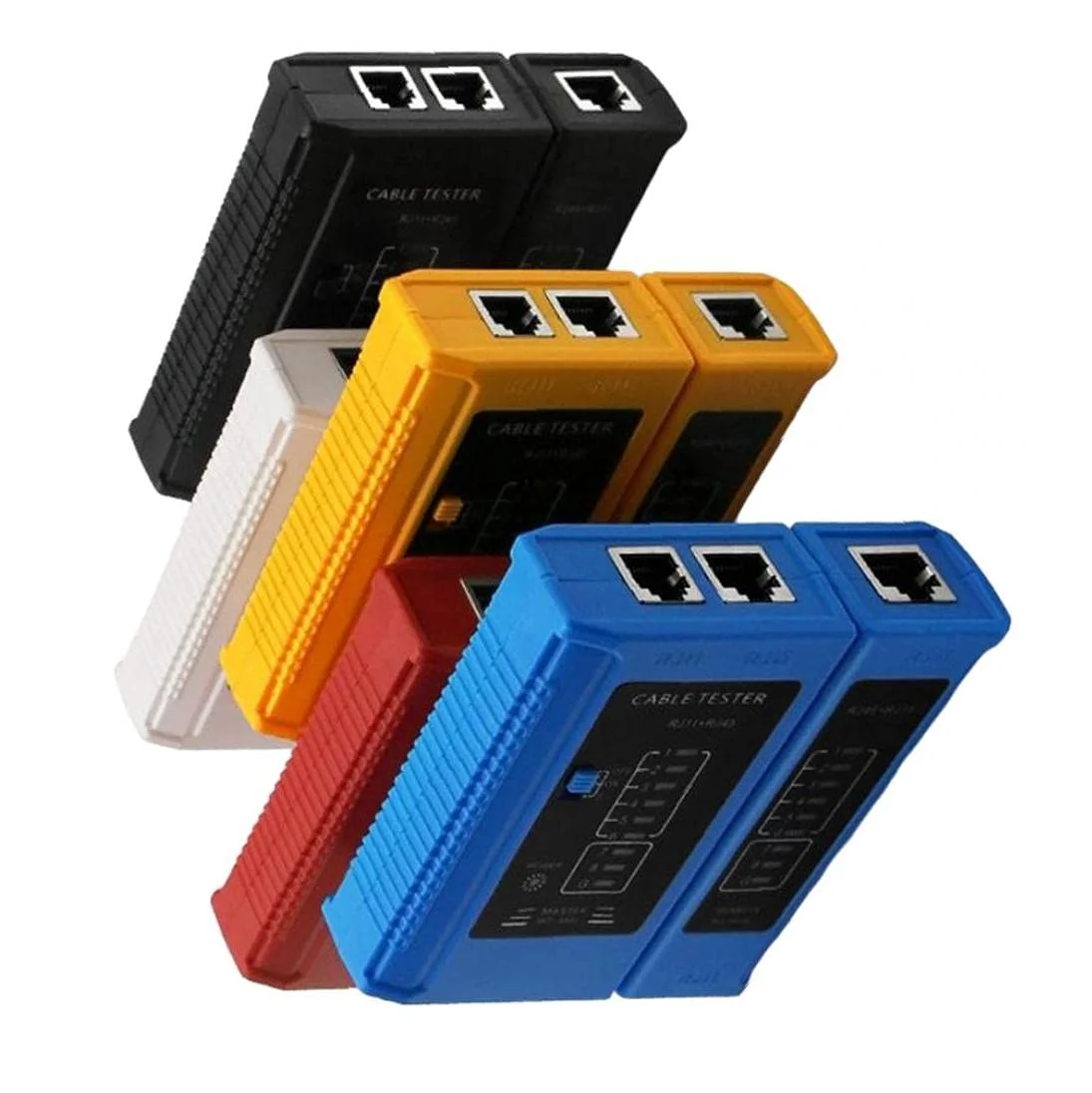 ابزار تست کابل RJ45 RJ11 USB LAN سیم کابل اترنت اتصال شبکه ابزار دقیق مشکی