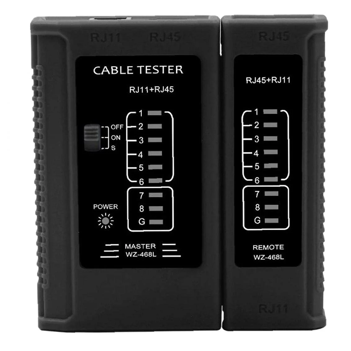 ابزار تست کابل RJ45 RJ11 USB LAN سیم کابل اترنت اتصال شبکه ابزار دقیق مشکی