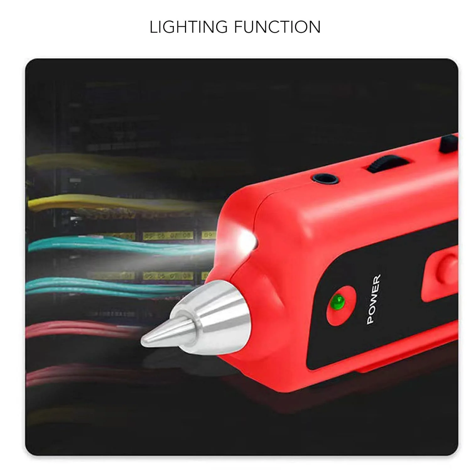 کیت تست کابل Eujgoov، ردیاب خطوط الکتریکی، تست کننده کابل اترنت، سیم چند منظوره با گوشی