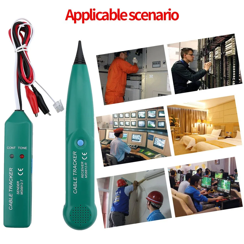 کیت تست سیم و کابل تلفن Fafeicy MS6812 به همراه کیف ابزار برای بررسی پیوستگی خط تلفن