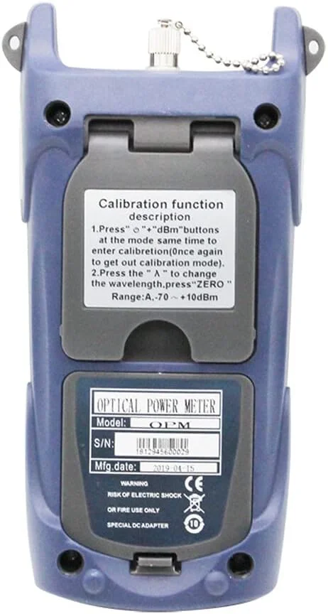 دستگاه تست فیبر نوری، سنجشگر توان نوری دستی Fawoonu Gray AUA-80A، تستر کابل فیبر نوری