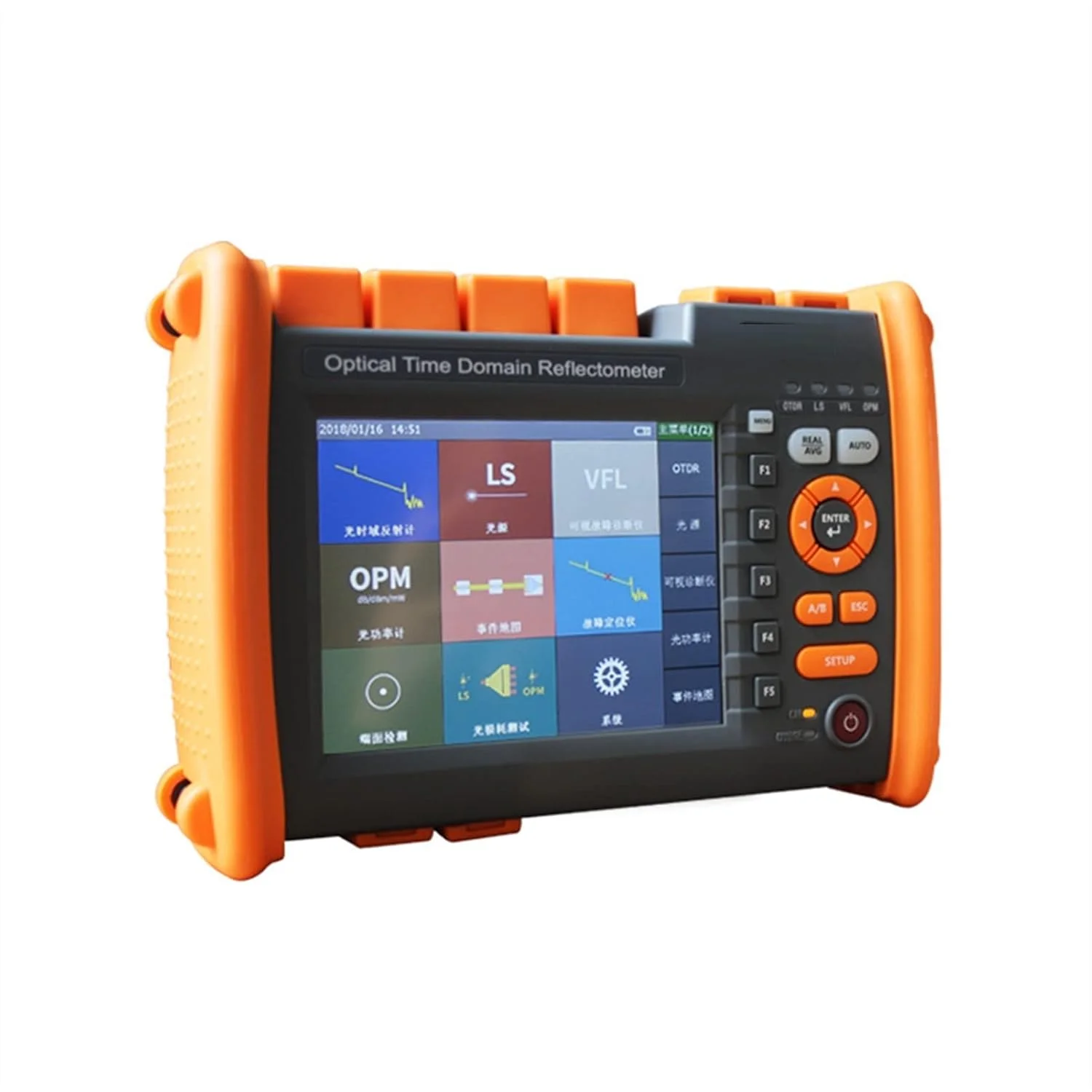 تستر فیبر نوری OTDR مدل NK5600، تستر نقطه شکست کابل نوری، تشخیص طول و خرابی