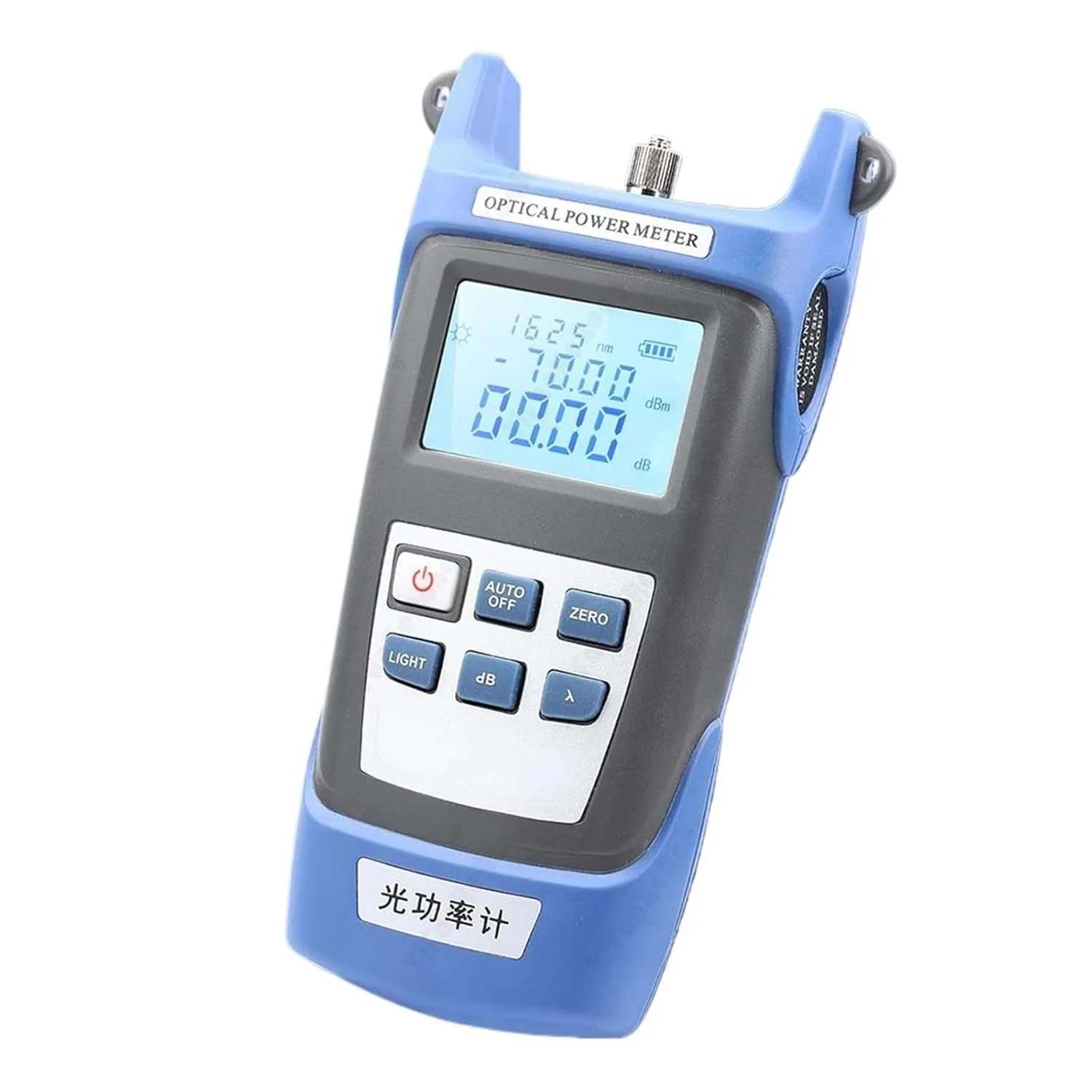 تستر کابل فیبر نوری و سنجش توان فیبر نوری -70dBm~+3dBm برای اتصال دهنده SC/FC