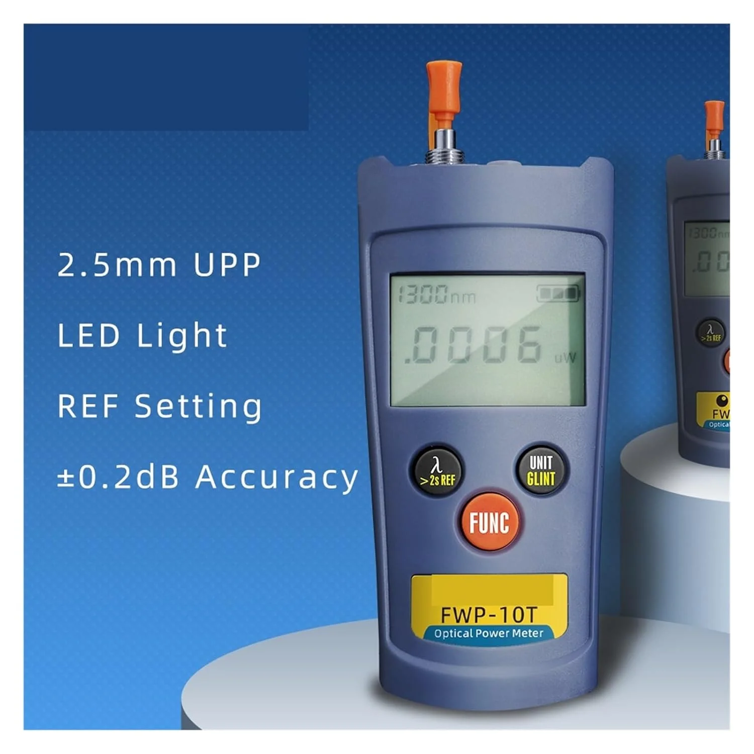 تستر کابل فیبر نوری FTTH با محدوده اندازه گیری توان نوری -70~+6/ -50~+26dBm و کانکتورهای FC/SC/ST (مدل 10C)