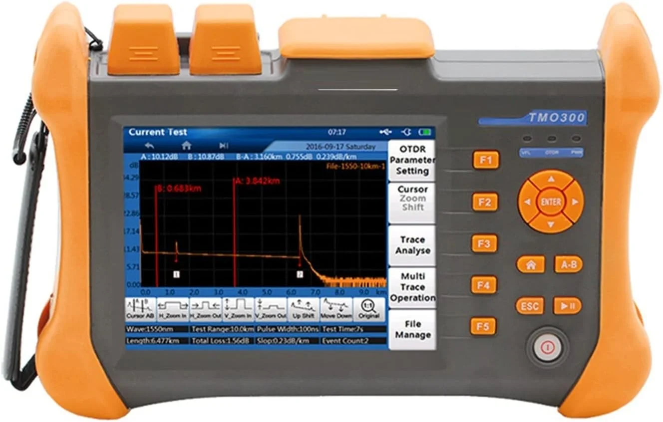 تستر فیبر نوری چند منظوره FURLOU، تشخیص نقطه شکست کابل فیبر نوری، طول، تشخیص افت، رفلکتومتر حوزه زمان نوری مناسب برای کار طولانی مدت در میدان