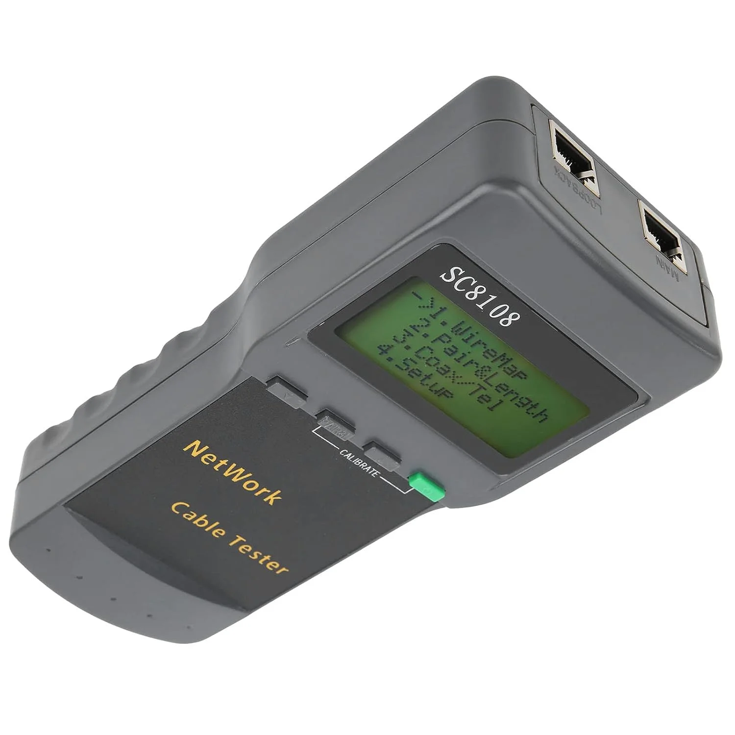 تستر کابل Gearwell مدل SC-8108 RJ45 برای پروژه های مخابراتی، ابزار تست سیم شبکه، تستر خط اترنت تستر کابل Gearwell مدل SC-8108 RJ45 برای پروژه های مخابراتی، ابزار تست سیم شبکه، تستر خط اترنت