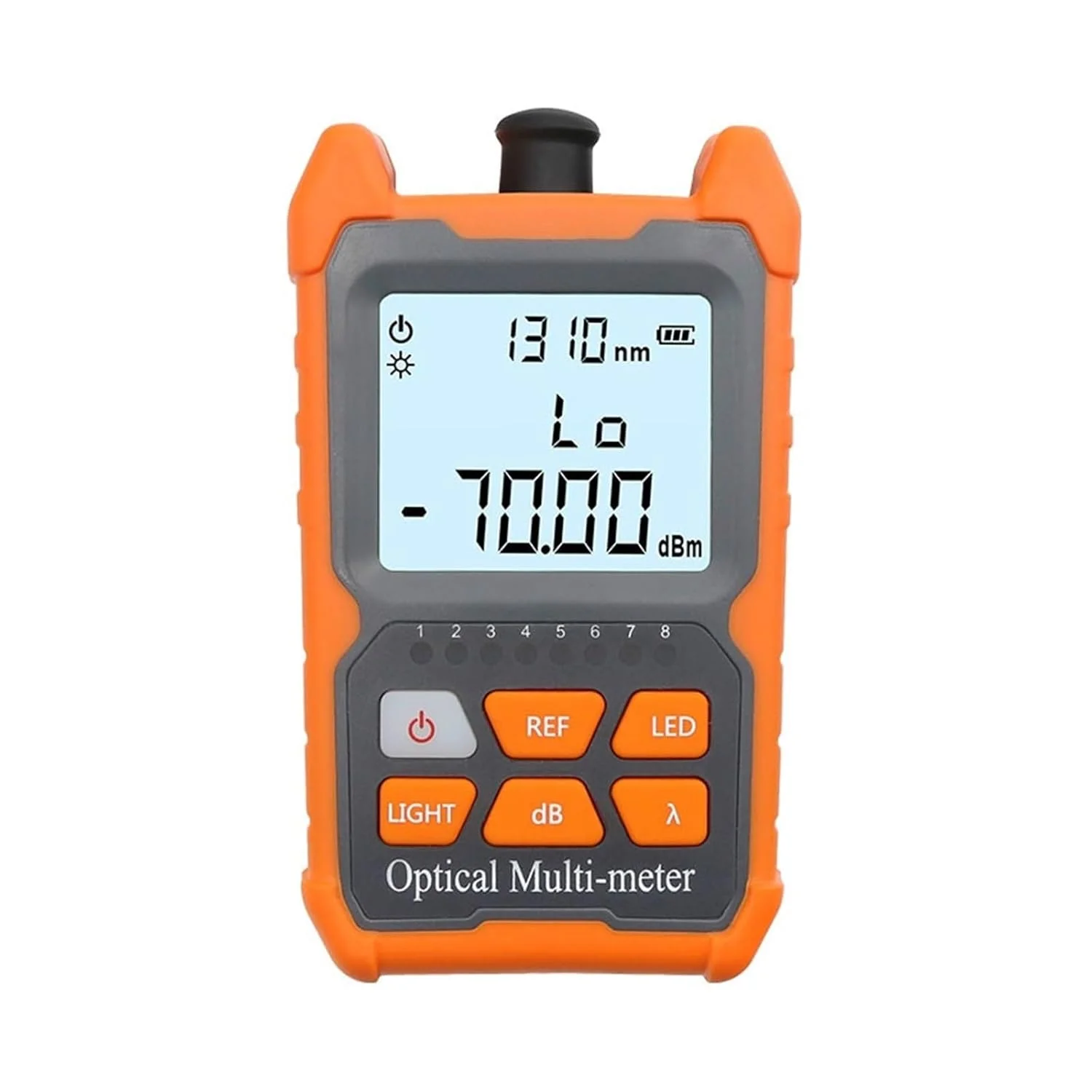مینی OPM تستر کابل فیبر نوری و توان سنج نوری دستی -70+6