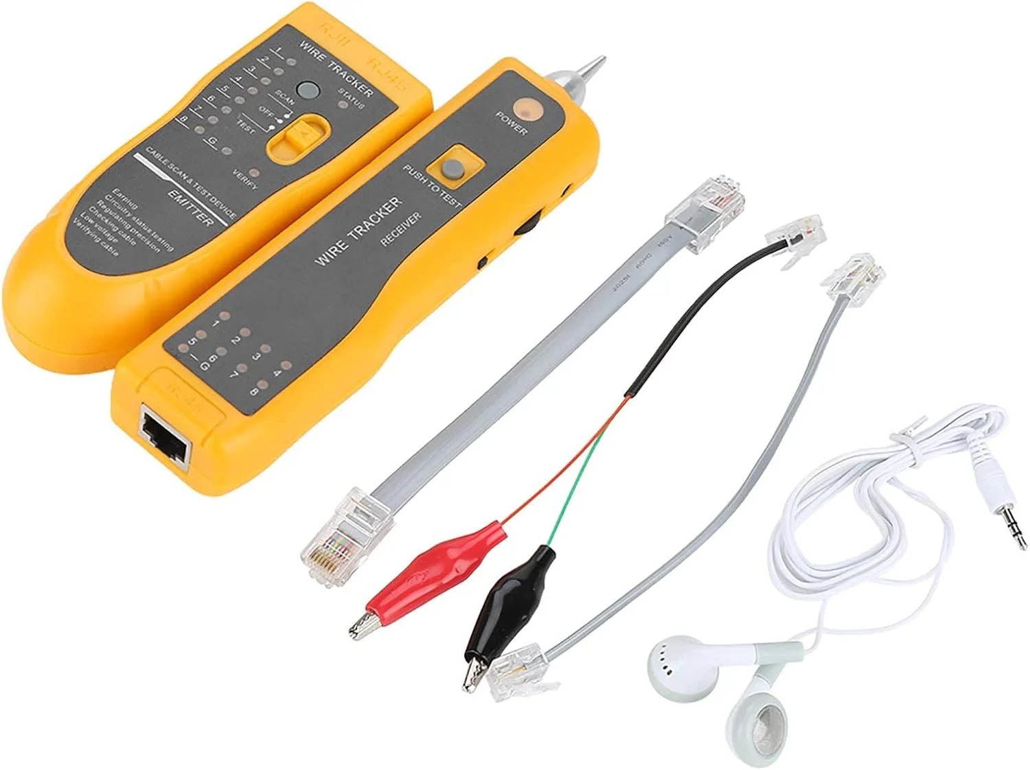 تستر کابل و ردیاب کابل، ابزار عیب یابی و ردیابی کابل شبکه LAN دستی، ردیاب کابل شبکه اترنت