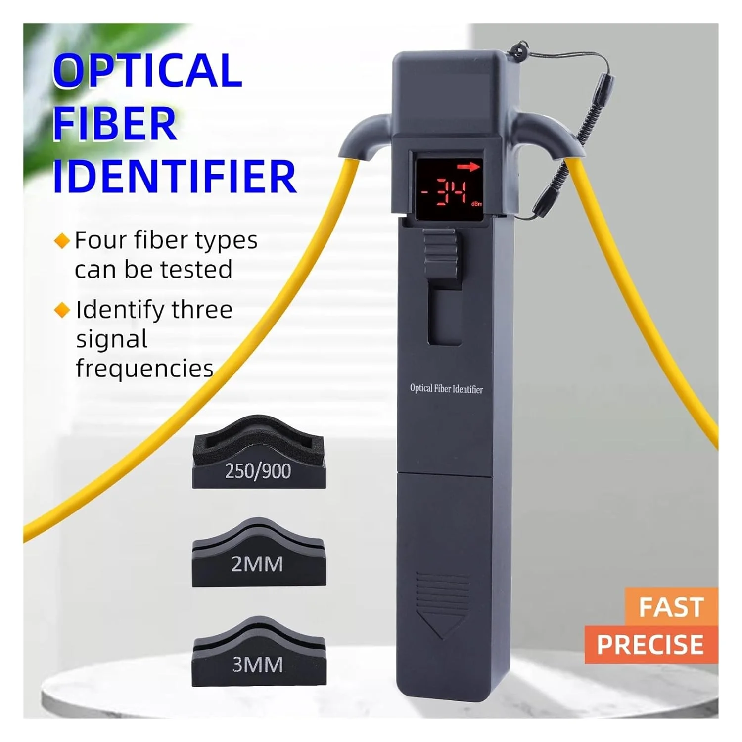 شناساگر فیبر نوری، شناسایی جهت کابل فیبر نوری، آشکارساز قدرت، تستر جهت سیگنال