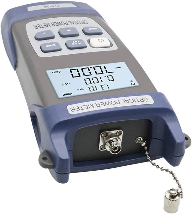 دستگاه تست فیبر نوری ایرومی مدل AUA-80A خاکستری، تستر افت نور فیبر نوری قابل حمل دستگاه تست فیبر نوری ایرومی مدل AUA-80A خاکستری، تستر افت نور فیبر نوری قابل حمل