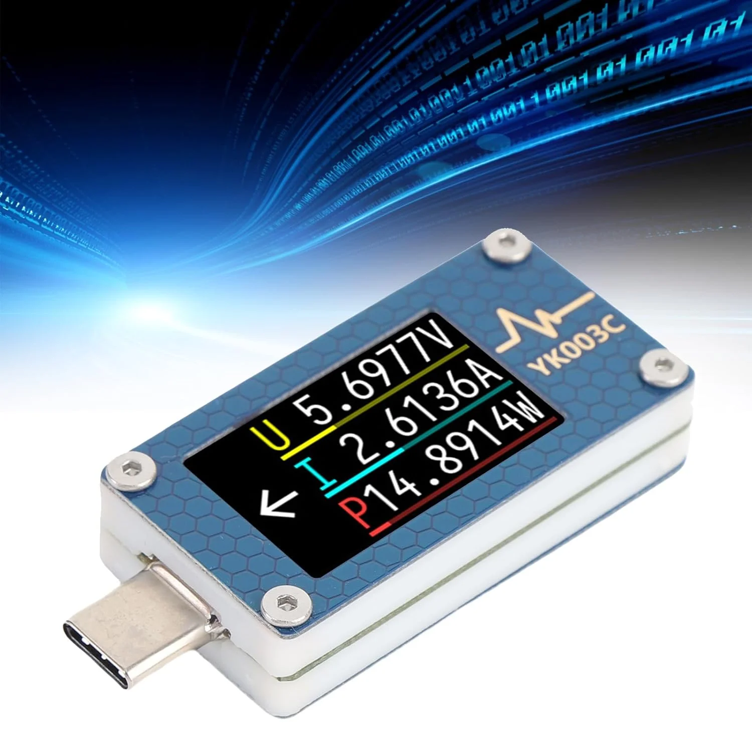 تستر USB نوع C مدل Jectse، پردازنده قدرتمند، تشخیص کابل داده، جمع و جور و قابل حمل برای افراد متخصص فناوری