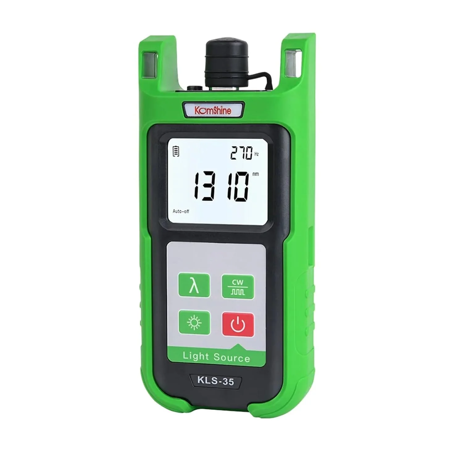 تستر کابل فیبر نوری FTTH مدل KPM-35 و منبع نور فیبر نوری تک حالته KLS-35 1310/1550 نانومتر (KPM35C به همراه KLS-35)