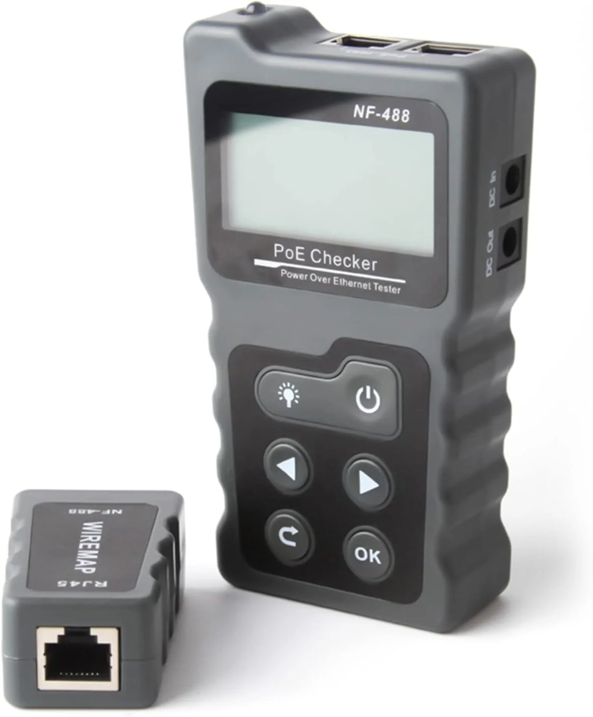 تستر کابل شبکه ال سی دی چند منظوره Labymos، تستر ولتاژ و جریان PoE آنلاین با تستر کابل