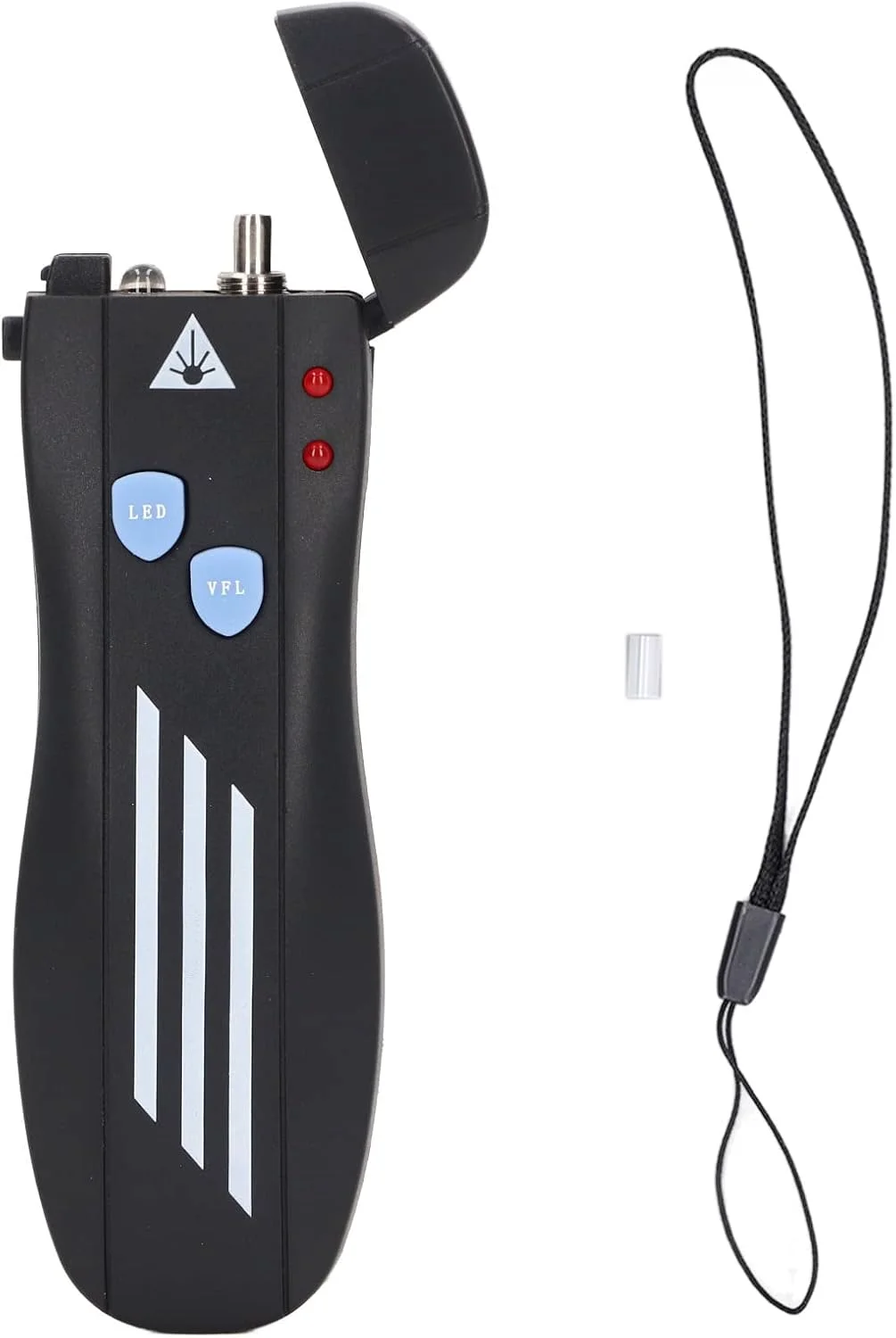 قلم تست نور قرمز یاب عیب بصری، سایز مینی، دستی، دقیق، برای کابل فیبر نوری 30 کیلومتر 30 مگاوات