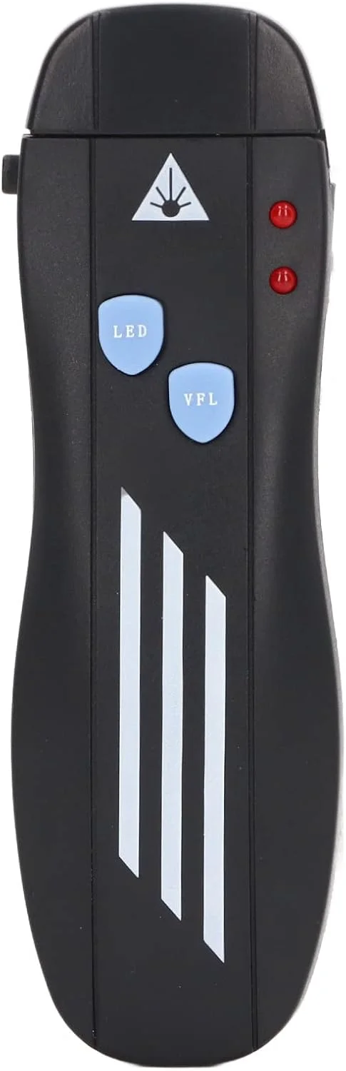 قلم تست نور قرمز یاب عیب بصری، سایز مینی، دستی، دقیق، برای کابل فیبر نوری 30 کیلومتر 30 مگاوات