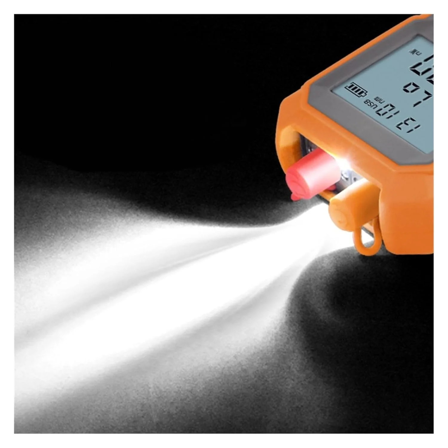 1Mw با نشانگر خطای دیداری 5Km، تستر توان نوری 3 در 1، نشانگر خطای دیداری، تست کابل شبکه، نورپردازی، تستر فیبر نوری (باتری AAA)