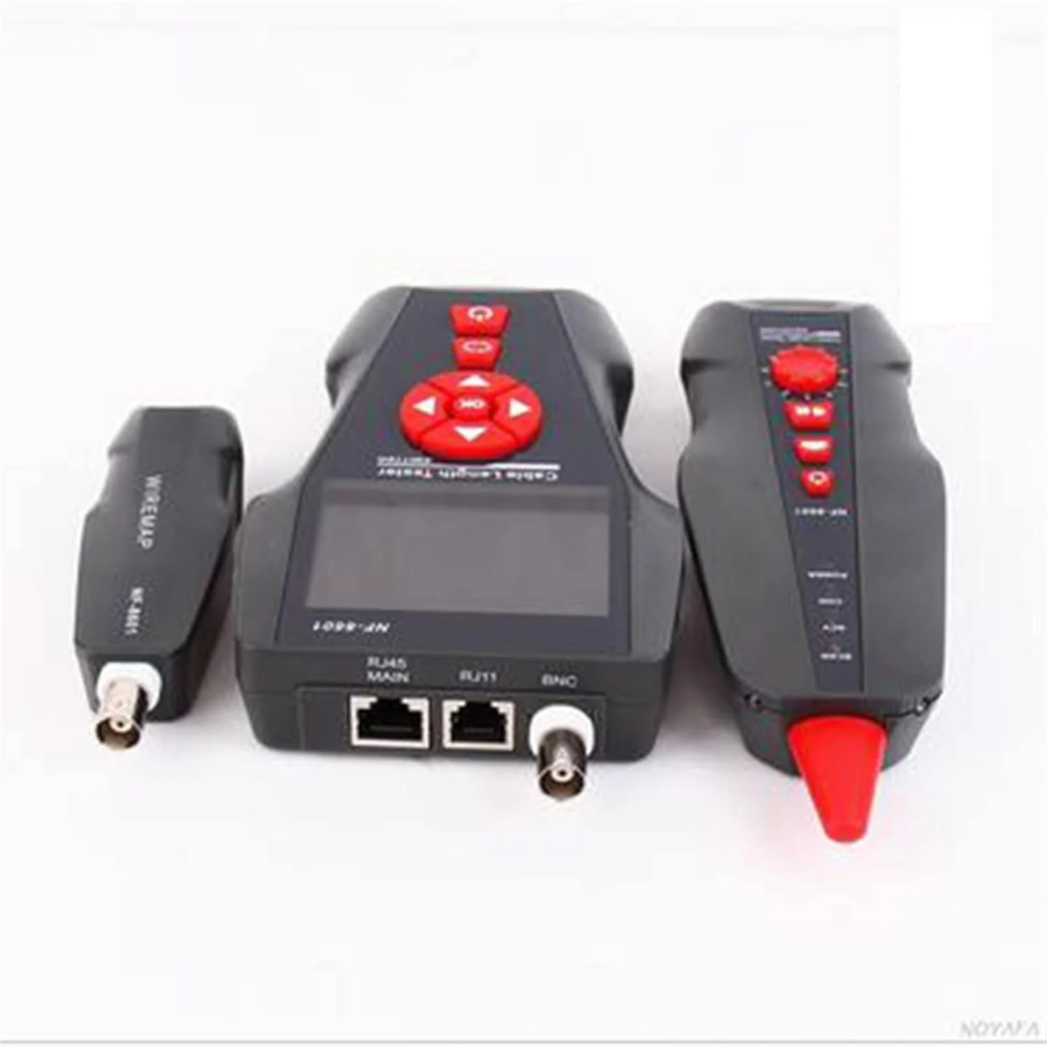 تستر فیبر نوری LZFuiop ردیاب خط شبکه چند منظوره تستر طول کابل LCD تستر نقطه شکست عملکرد پینگ POE و -talk ابزار تست خط تلفن NF-8601