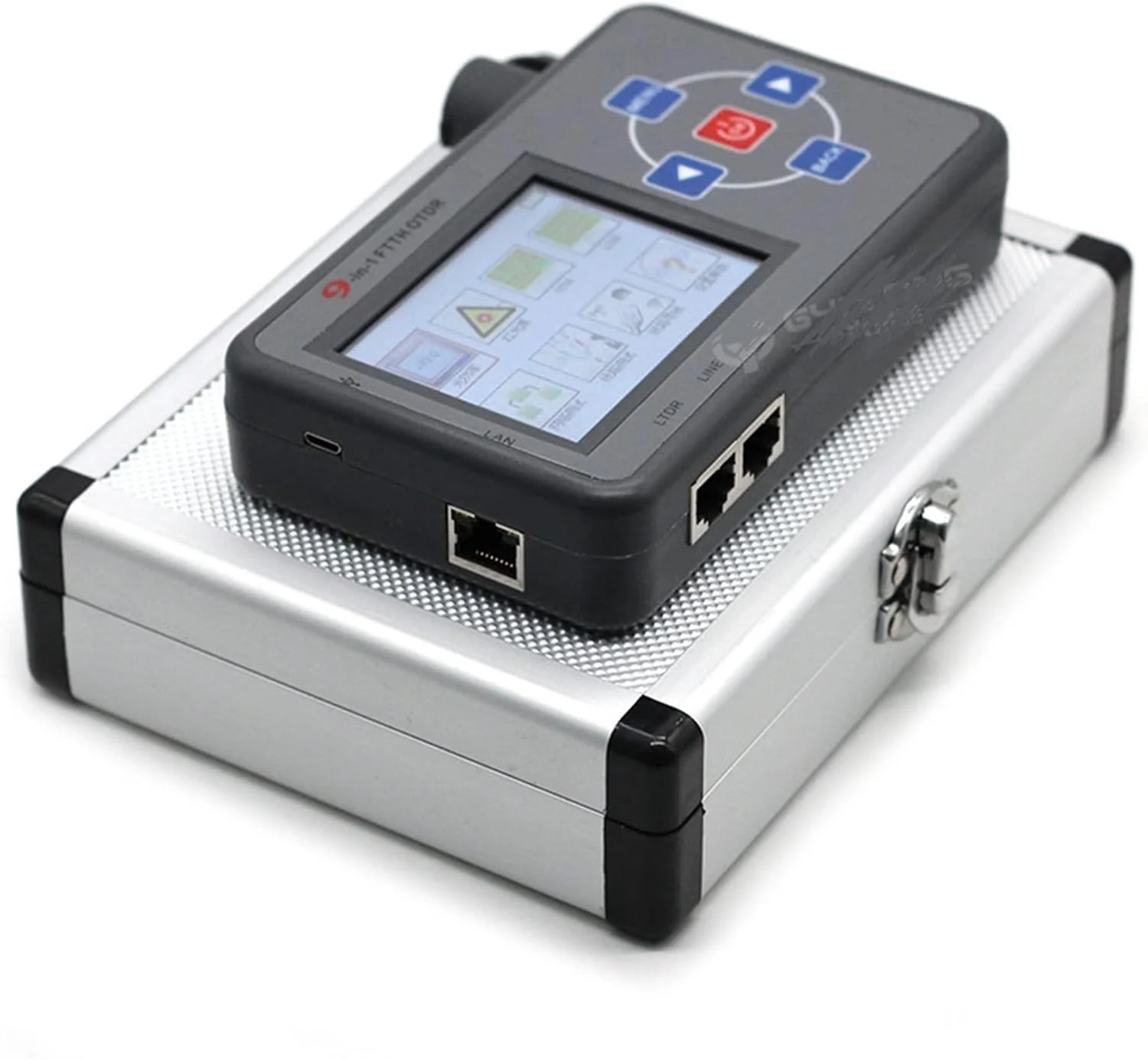 تستر فیبر نوری چند منظوره نه کاره OTDR رفلکتومتر دامنه زمانی نوری تست کابل شبکه