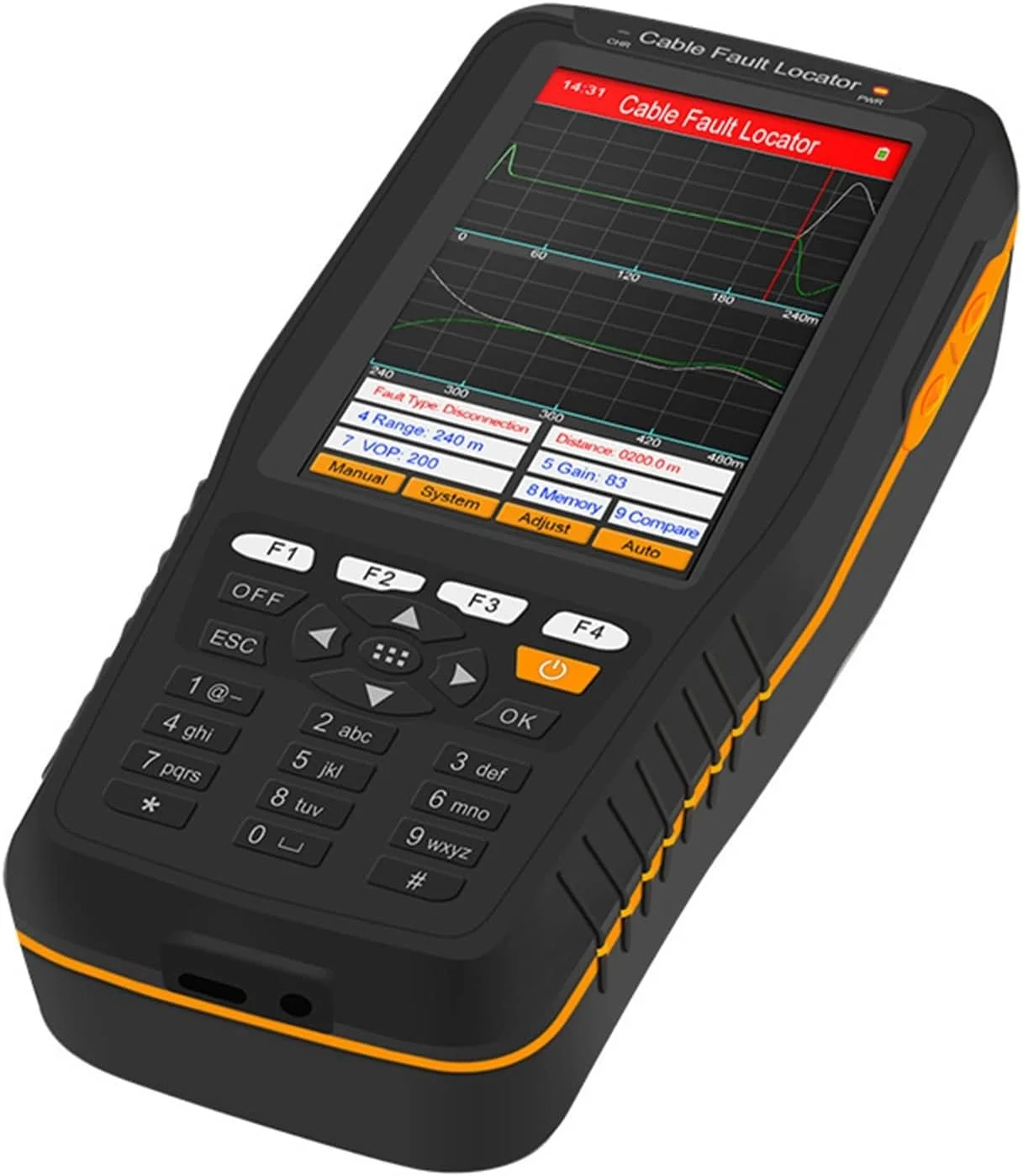 تستر فیبر نوری LZFuiop، تستر عیب کابل ارتباطی برق، تستر طول کابل، طول قطع اتصال، خط مختلط اتصال کوتاه تستر فیبر نوری LZFuiop، تستر عیب کابل ارتباطی برق، تستر طول کابل، طول قطع اتصال، خط مختلط اتصال کوتاه