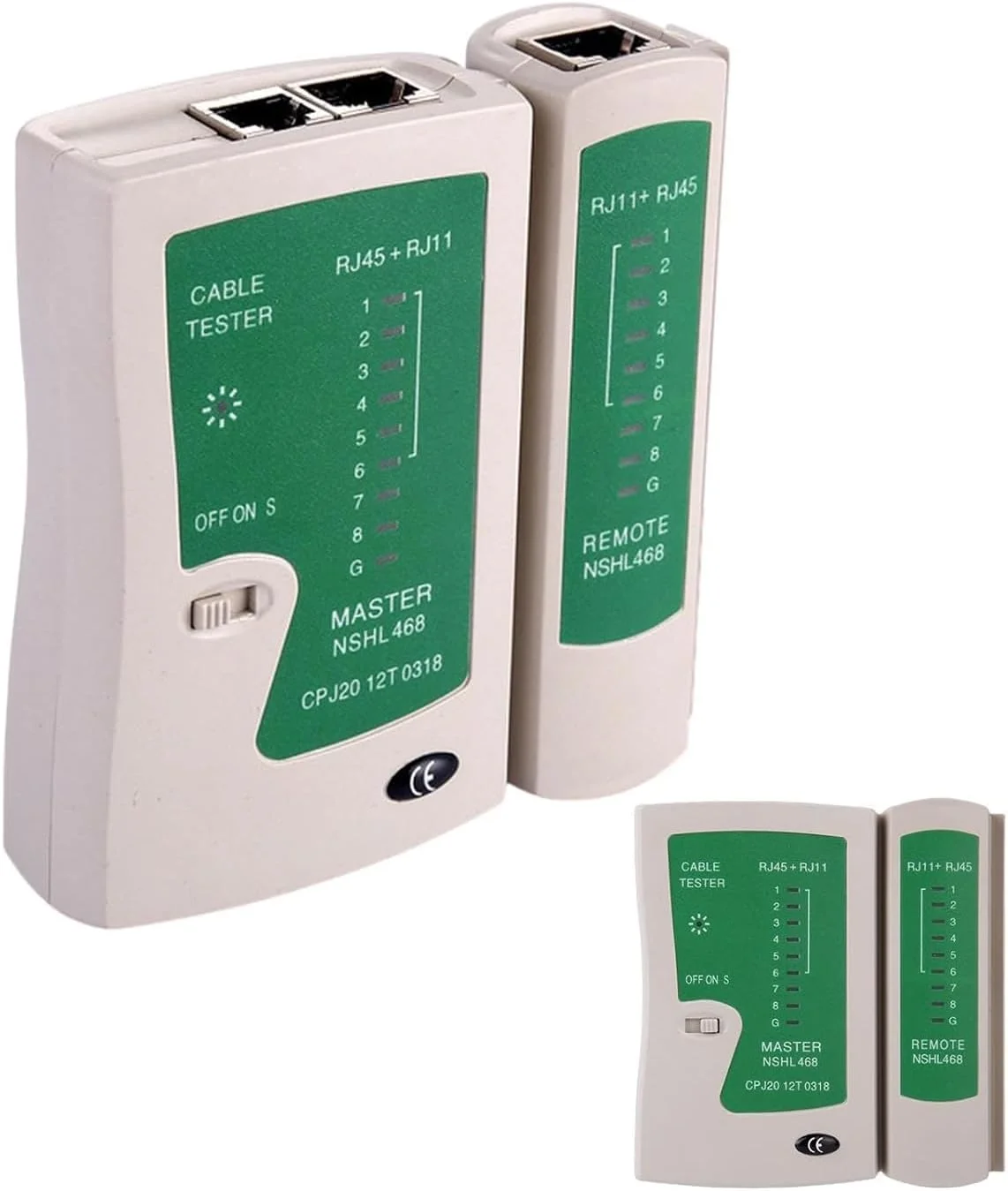 تستر شبکه چند منظوره Melfi – تشخیص کابل و سیم RJ45/RJ11 دو منظوره برای سیستم های شبکه و تلفن