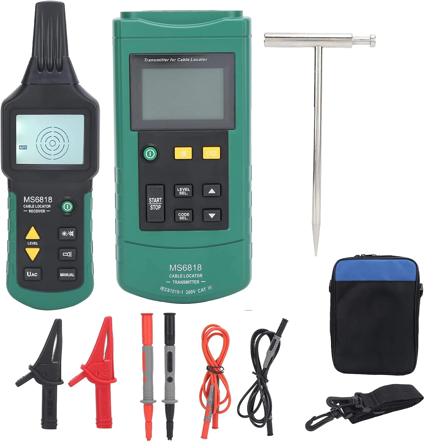 تستر کابل با ردیاب سیم چند منظوره، تستر کابل شبکه، یاب خط، تست پیوستگی، ولتاژ باتری، بررسی پلاریته، تست سیم، تستر اتصال کوتاه، ابزار تشخیص