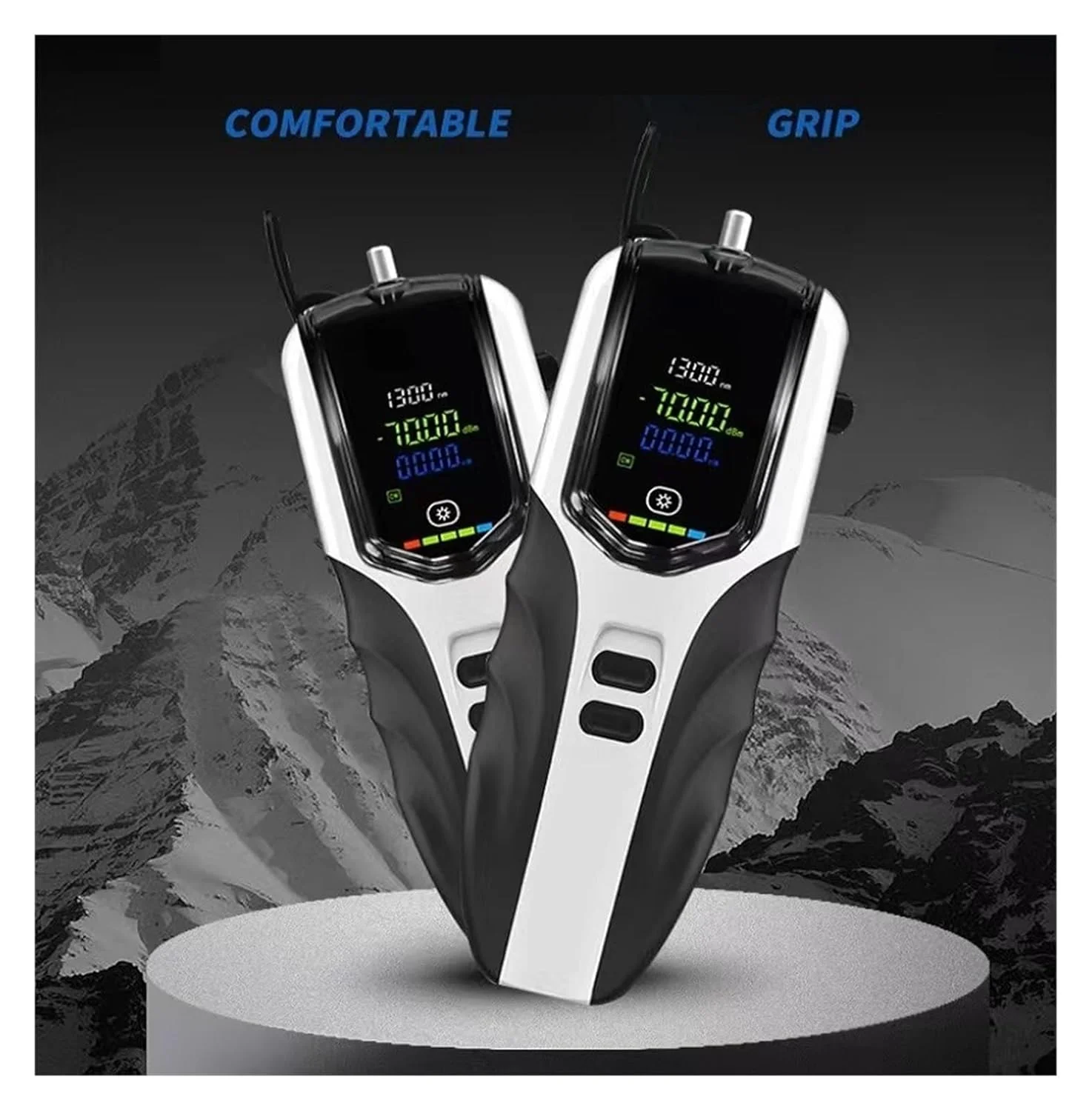 مینی پاور متر نوری 4 در 1 چند منظوره، ذخیره داده، مکان یاب بصری خطا، تست کابل شبکه، تستر فیبر نوری OPM (-70 تا 10dBm)