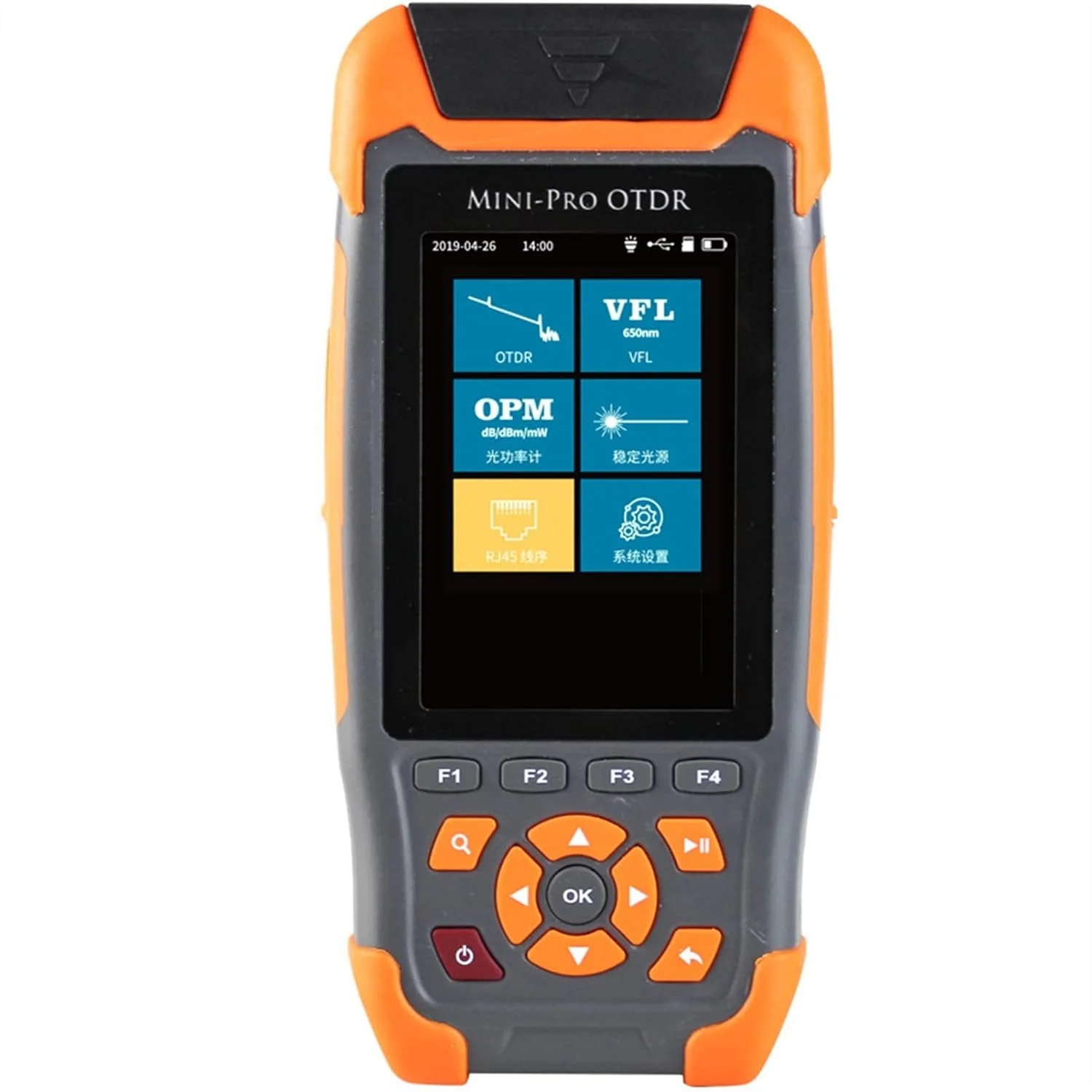 توان سنج نوری چند منظوره OTDR تستر فیبر رفلکتومتر حوزه زمان نوری، آشکارساز نقطه شکست کابل نوری، آشکارساز عیب کابل چرمی برای اندازه گیری Zeenyi