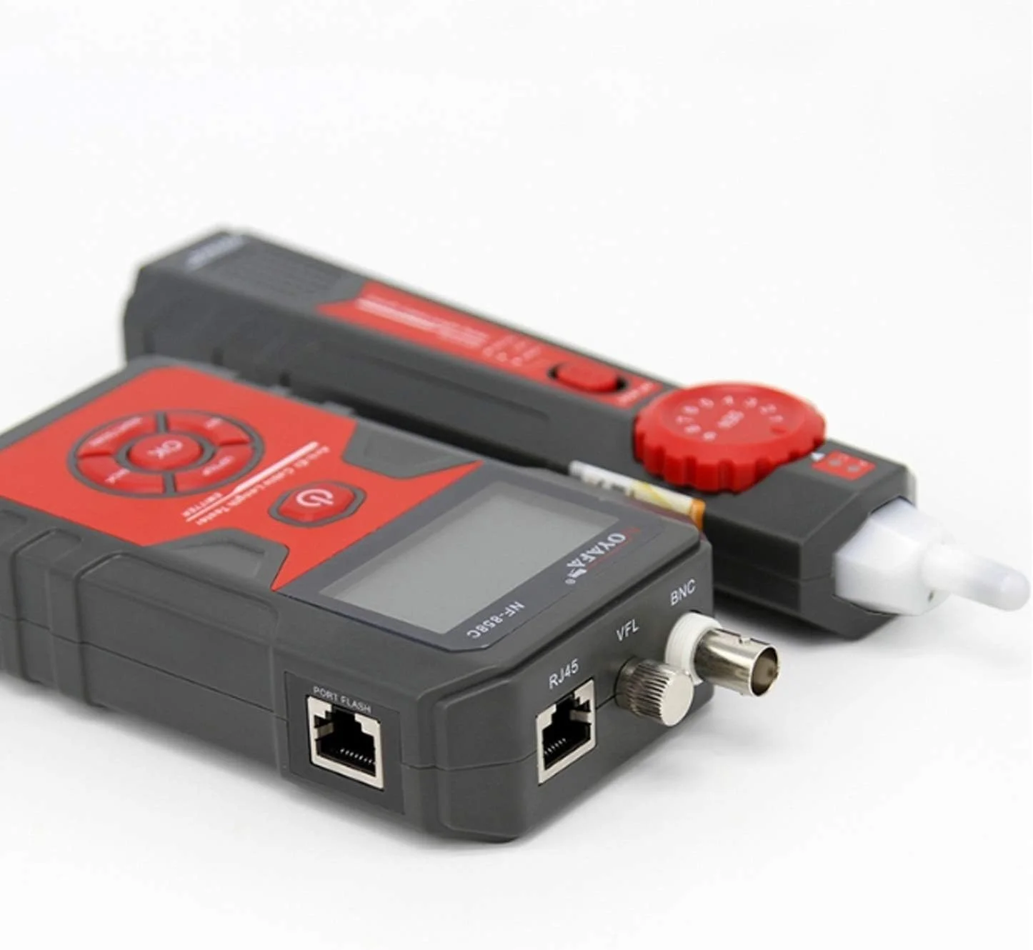 تستر دیجیتال، ردیاب سیم و کابل قابل حمل، یابنده کابل، تست کابل شبکه RJ11 RJ45 BNC مدل NOYAFA NF-858C Zeenyi