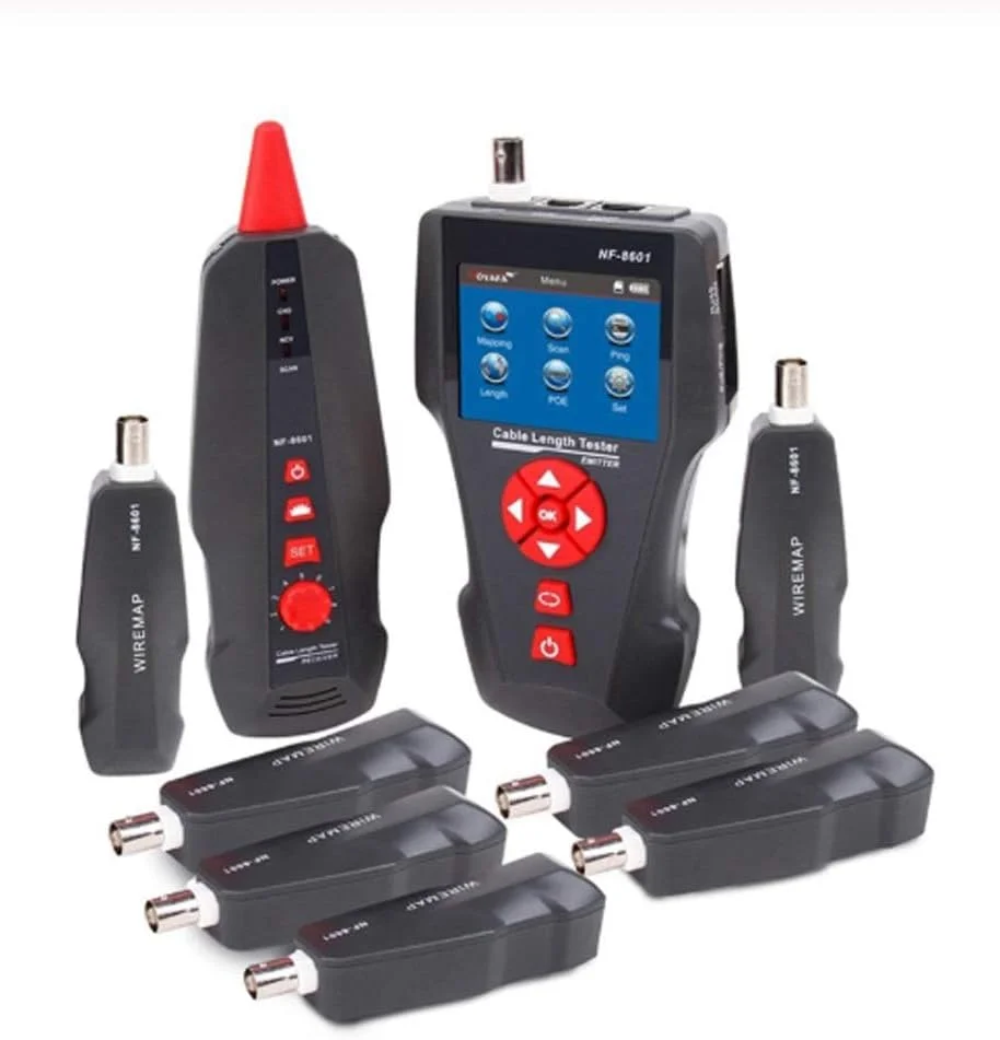 تستر دیجیتال کابل شبکه چند منظوره با LCD مدل NF_8601W Zeenyi