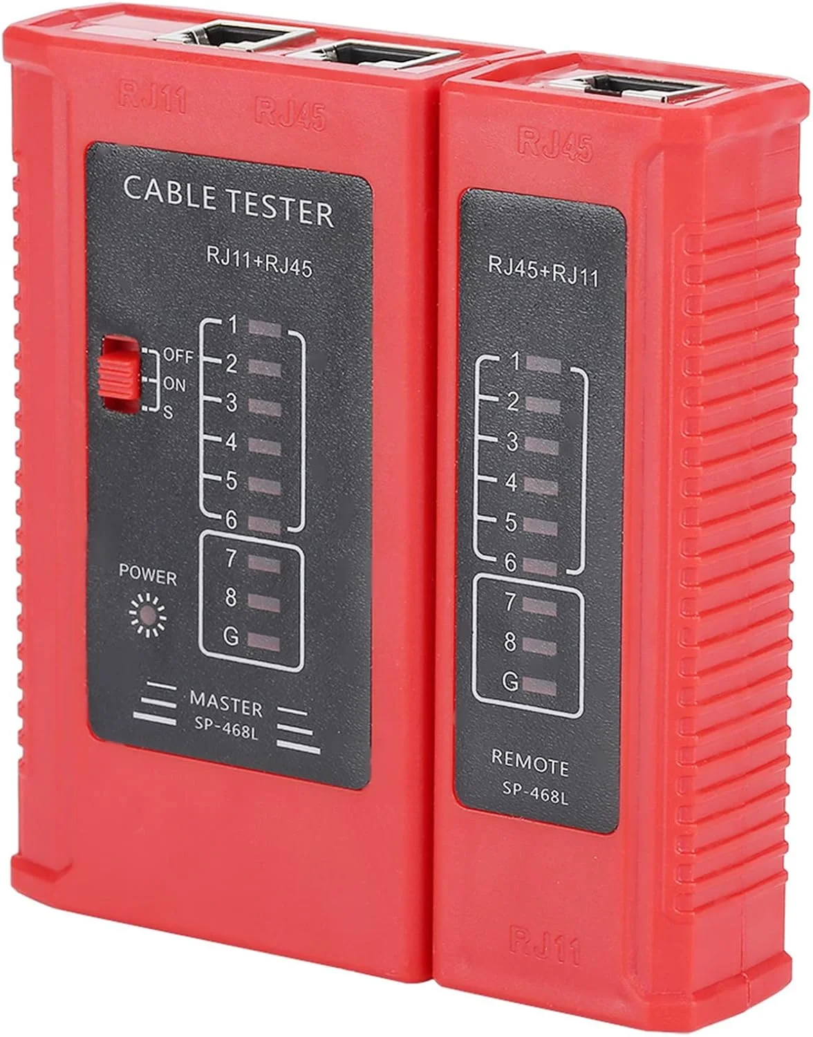 تستر کابل شبکه NDNCZDHC WZ-468، ابزار تست کابل شبکه RJ45 و RJ11 اترنت LAN برای بررسی تداوم خط تطبیق شبکه