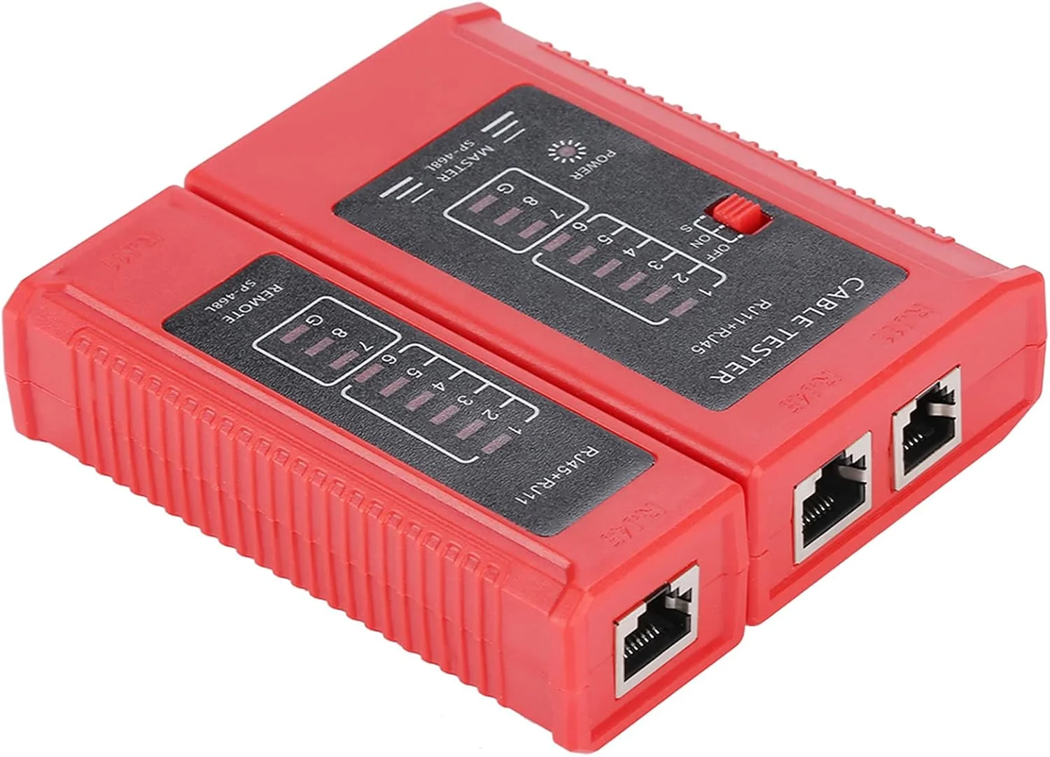 تستر کابل شبکه NDNCZDHC WZ-468، ابزار تست کابل شبکه RJ45 و RJ11 اترنت LAN برای بررسی تداوم خط تطبیق شبکه