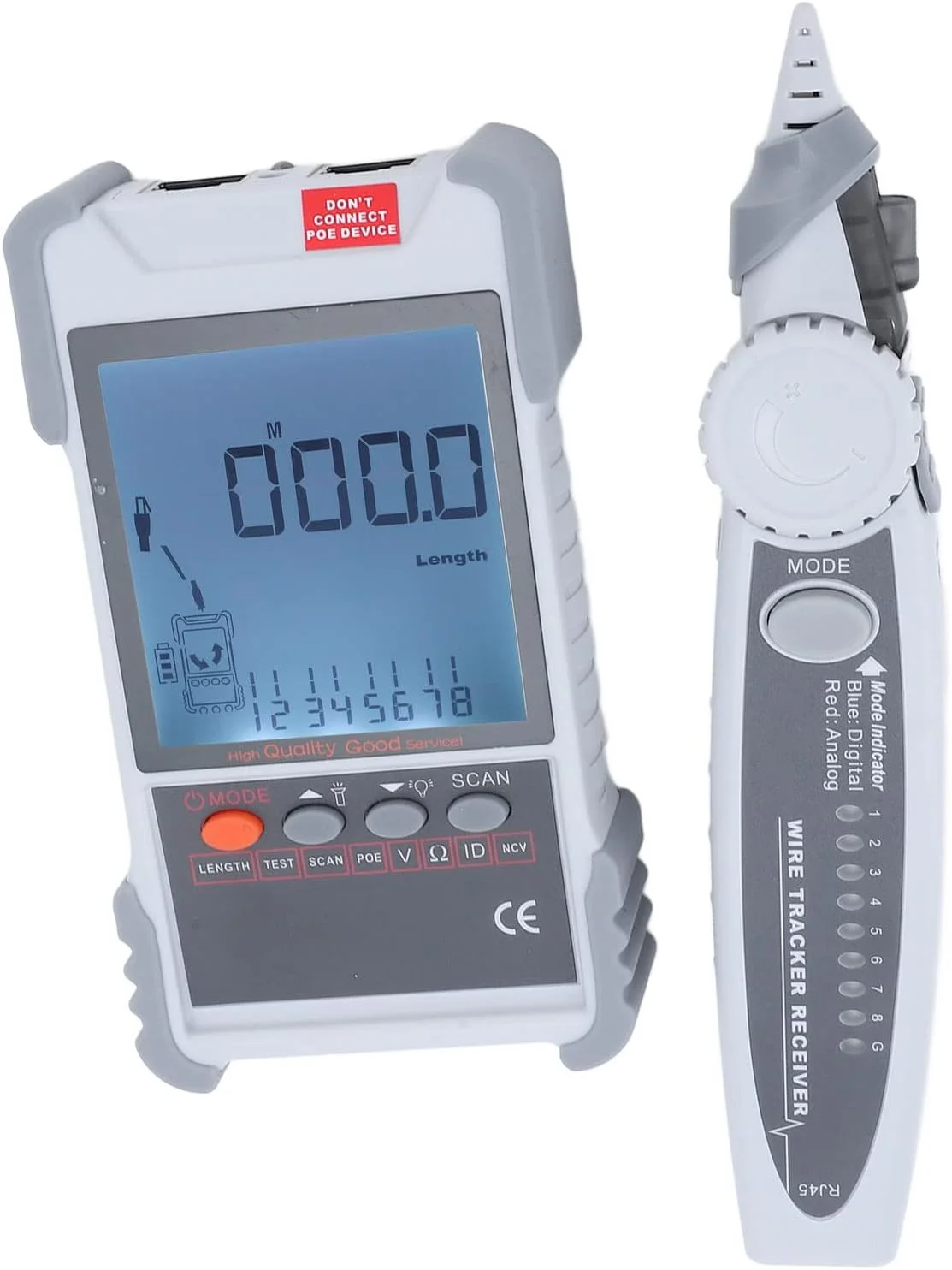 تستر کابل شبکه دیجیتال 400 متری، تستر کابل اترنت، تستر کابل کواکسیال، تستر سیم، ابزار شبکه تستر کابل شبکه دیجیتال 400 متری، تستر کابل اترنت، تستر کابل کواکسیال، تستر سیم، ابزار شبکه