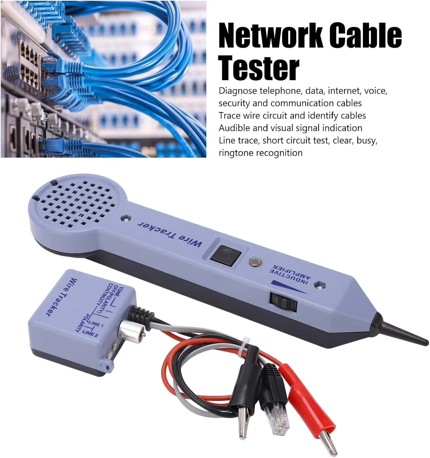 کیت ردیاب کابل شبکه، ردیاب تونر کابل تقویت کننده القایی قابل تنظیم صدا