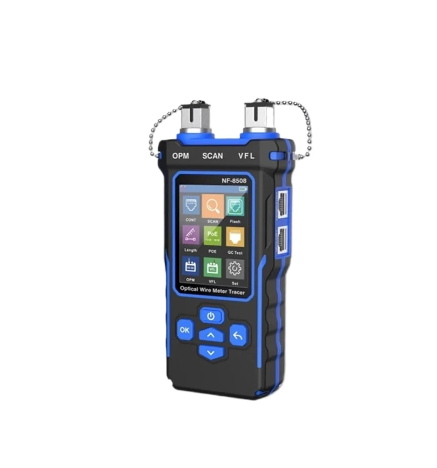 تستر کابل شبکه، پاور متر نوری PoE، ردیاب خط شبکه 10 میلی وات، تستر کابل فیبر نوری