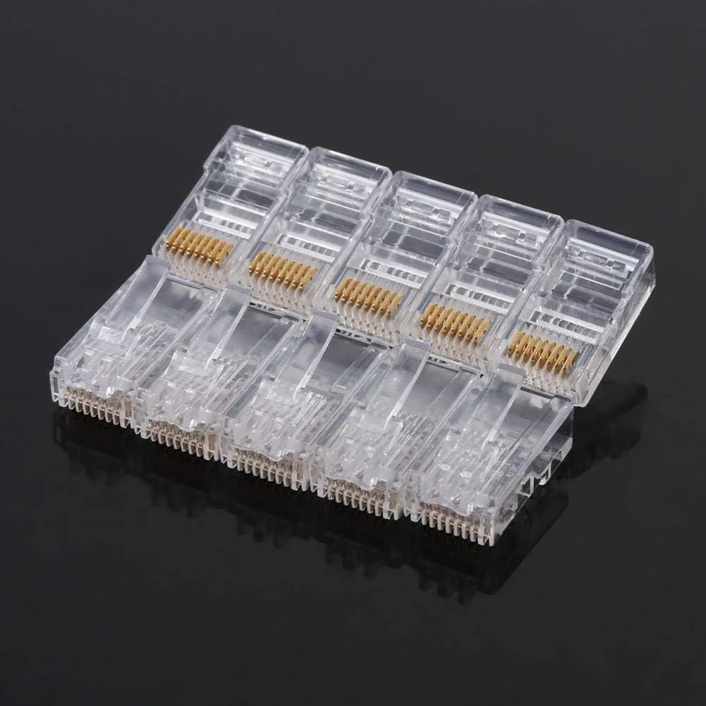 کیت تست کابل شبکه، مجموعه ابزار شبکه 9 تکه شامل تستر کابل LAN LSA، انبر پرس دوشاخه EC 08