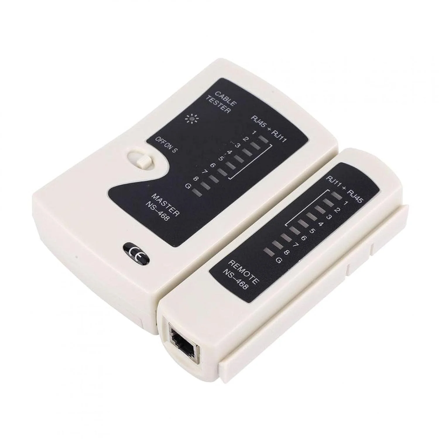 تستر کابل شبکه RJ45 RJ11 RJ12 ابزار تست سیم کشی شبکه LAN