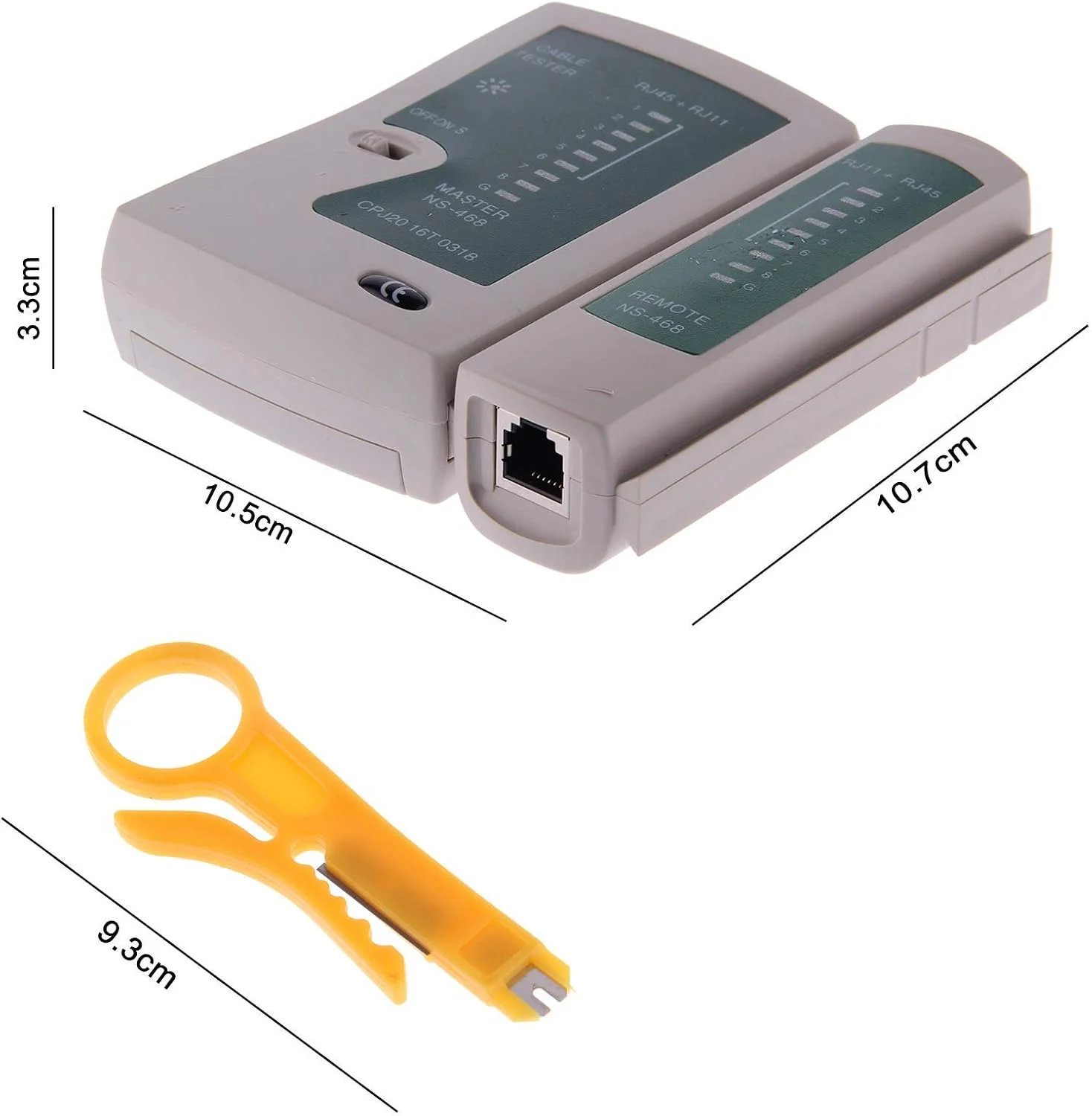 جعبه ابزار شبکه 11 در 1 شامل تستر کابل، ابزار تعمیرات LAN، RJ45 RJ11، جعبه ابزار شبکه کابل اترنت، مشکی جعبه ابزار شبکه 11 در 1 شامل تستر کابل، ابزار تعمیرات LAN، RJ45 RJ11، جعبه ابزار شبکه کابل اترنت، مشکی