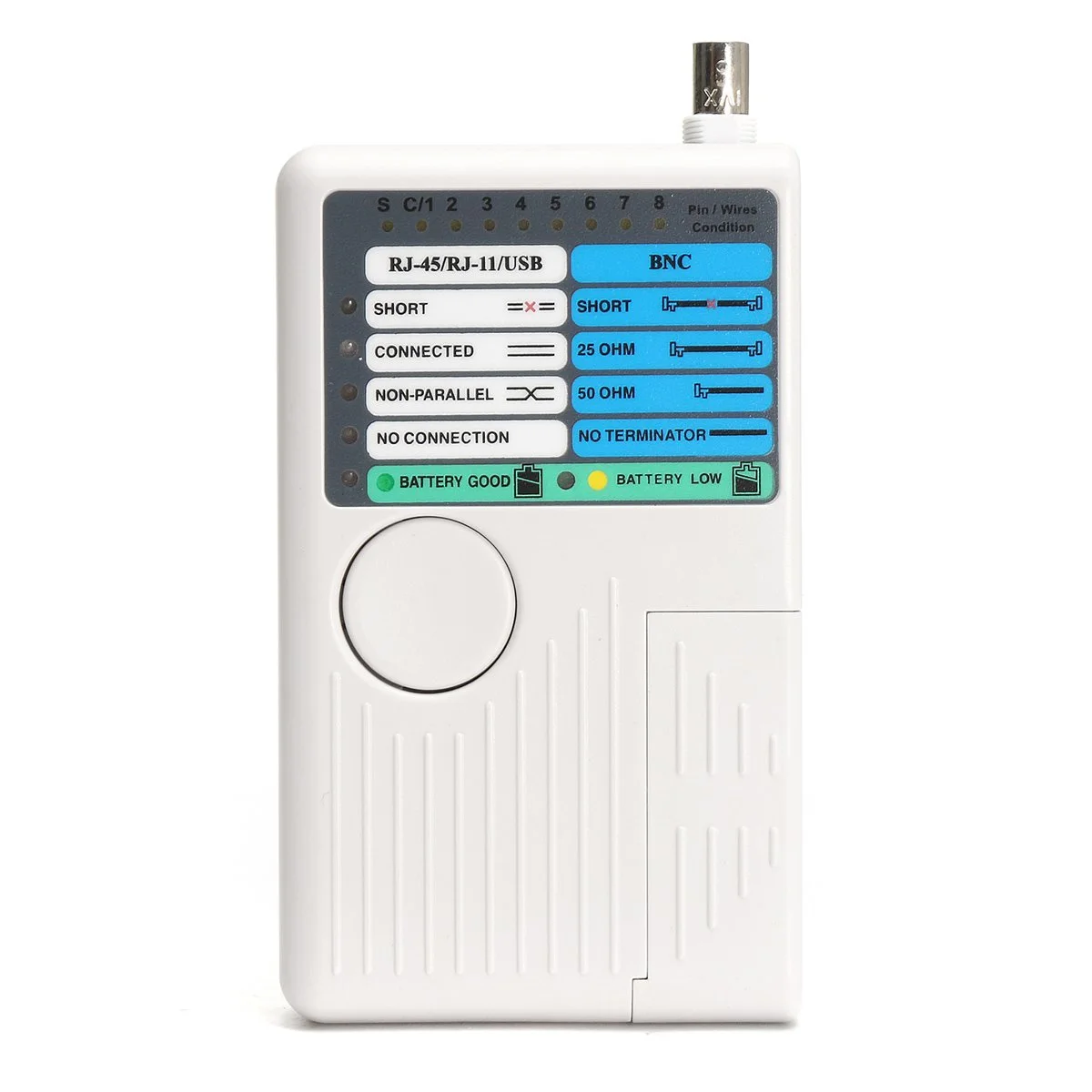 تستر کابل شبکه 4 در 1 RJ45/RJ11/USB/BNC LAN کابل Cat5 Cat6