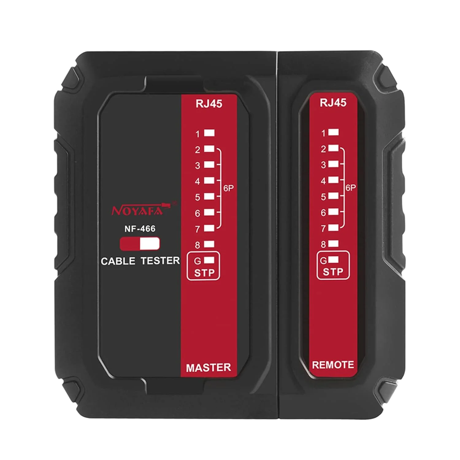 تستر کابل شبکه NF 466، بررسی کننده سیم POE، فرستنده گیرنده UTP STP، تداوم RJ45 RJ11 RJ12 CAT5 CAT6 CAT7، ابزار تست، یابنده خط تلفن
