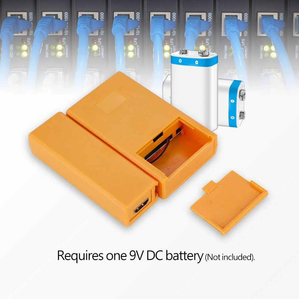 تستر کابل شبکه RJ45، کیت تستر لن قابل حمل HDMI با کیفیت بالا، تستر کابل دیجیتال قابل حمل RJ45 برای بررسی پیوستگی، قطعی، اتصال کوتاه و جفت سیم های متقاطع