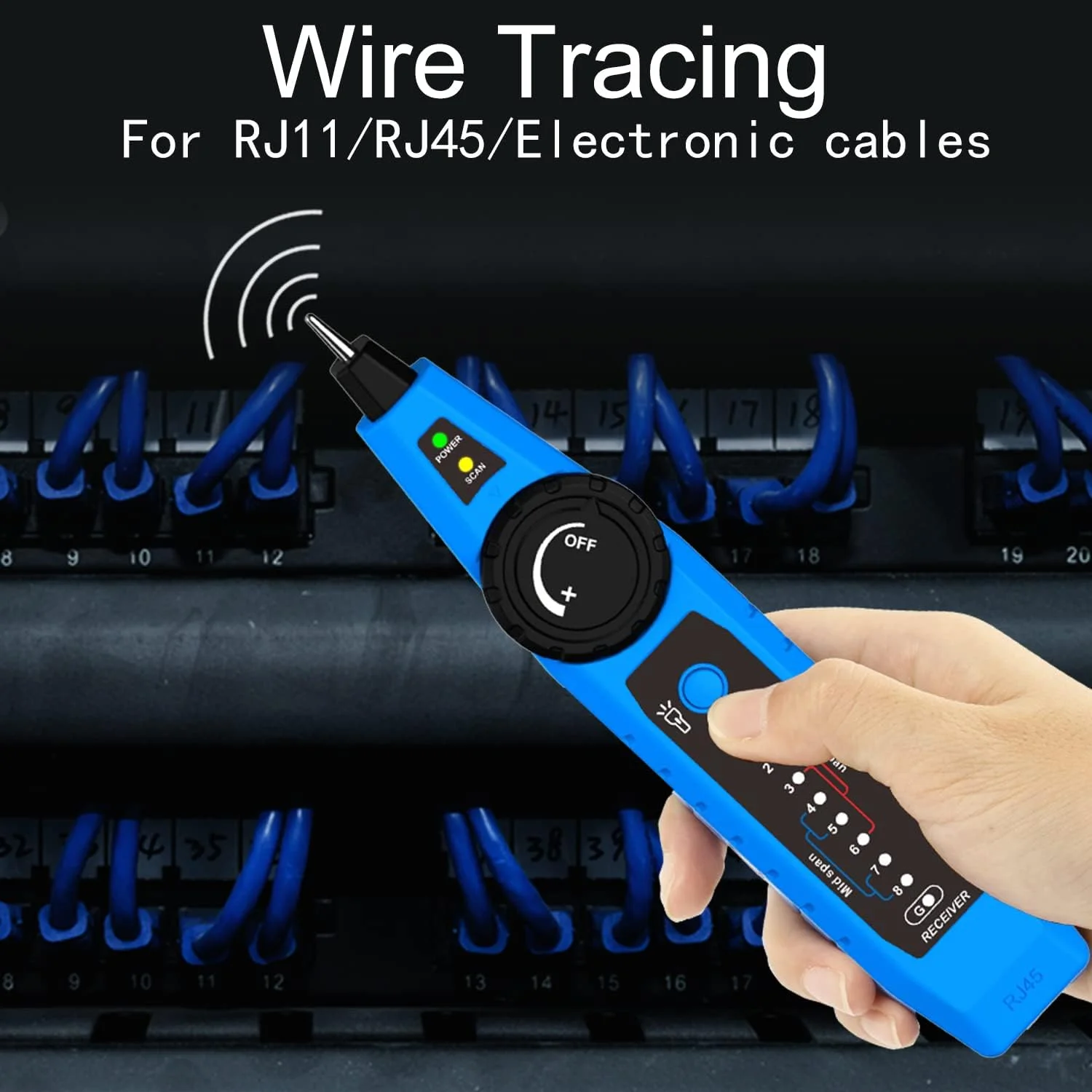 تستر شبکه چند منظوره Noyafa NF-810، ردیاب سیم شبکه اترنت LAN با تستر خط تلفن، اسکن خط شبکه، اسکن کابل برق و عملکردهای تست سوئیچ POE تستر شبکه چند منظوره Noyafa NF-810، ردیاب سیم شبکه اترنت LAN با تستر خط تلفن، اسکن خط شبکه، اسکن کابل برق و عملکردهای تست سوئیچ POE